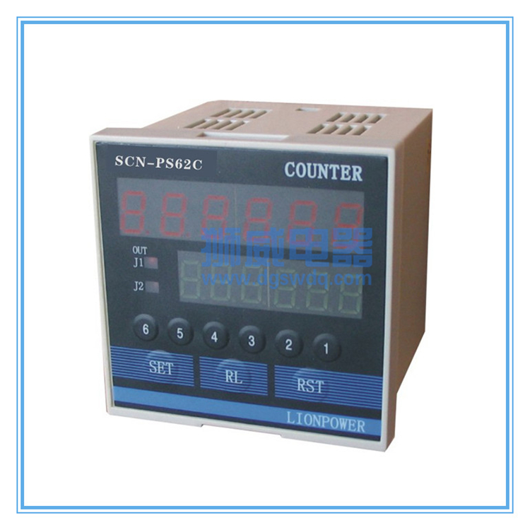 SCN-PS62C/SCN-P9S62C双通道加减计数计米(图1) SCN-PS62C/SCN-P9S62C双通道加减计数计米(图1)